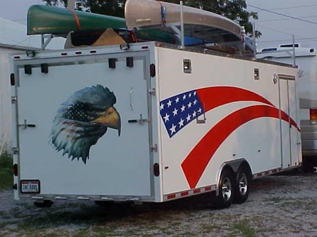 Sylvania, Ohio, with printed eagle logo.